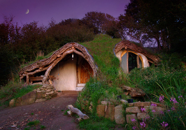 Low impact woodland house (Wales, UK)