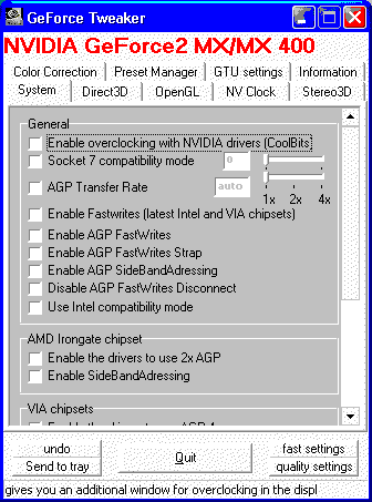 GeForce Tweak