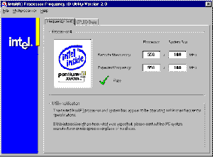 Intel� Processor Frequency ID Utility
