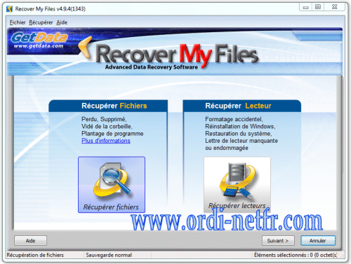 Recovery My Files