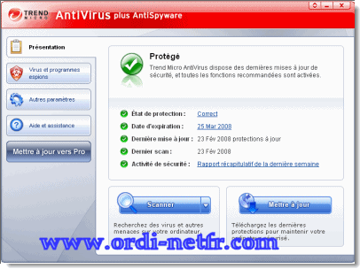 Trend Micro Antivirus plus AntiSpyware