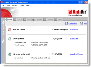 Antivir Personal Edition