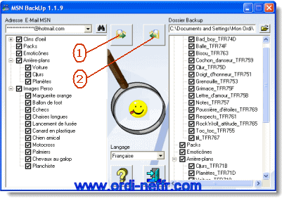 MSN BackUp
