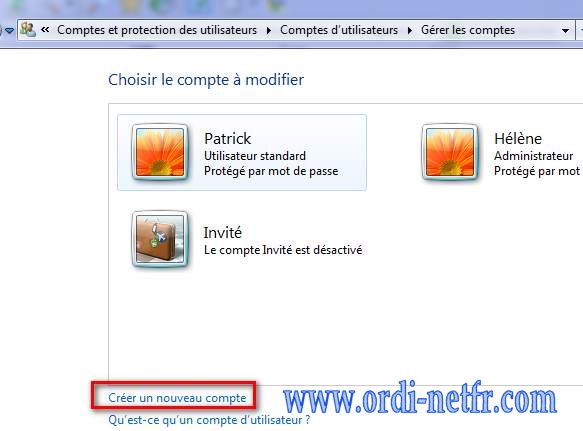 Comment supprimer un compte utilisateur windows 7